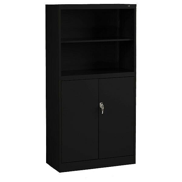 Bookcase Storage Cabinet, Black