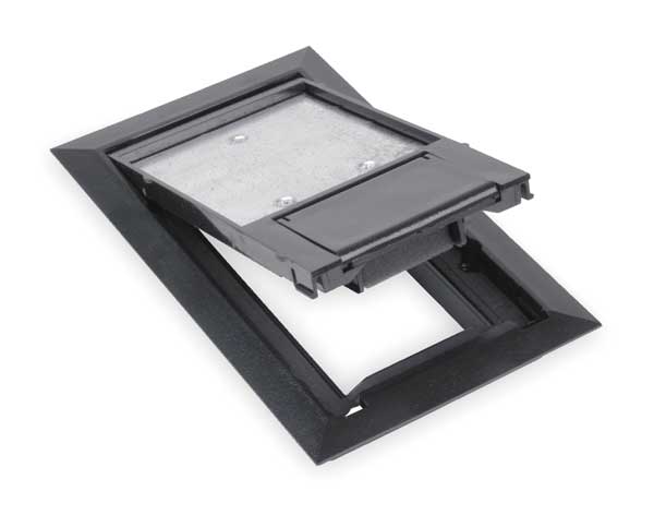 1 Gang Rectangular Floor Box Cover PVC