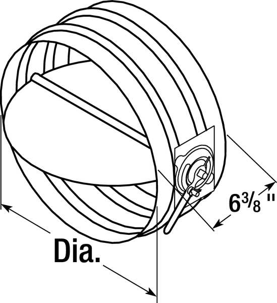 Balancing Damper, Round, 12 In, Diameter