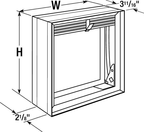 Square Fire Damper, 23-3/4 In. W
