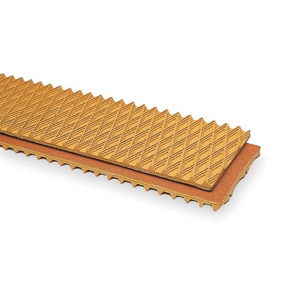 Conveyor Belt, Tan Rubber, 50 Ft x 12 In