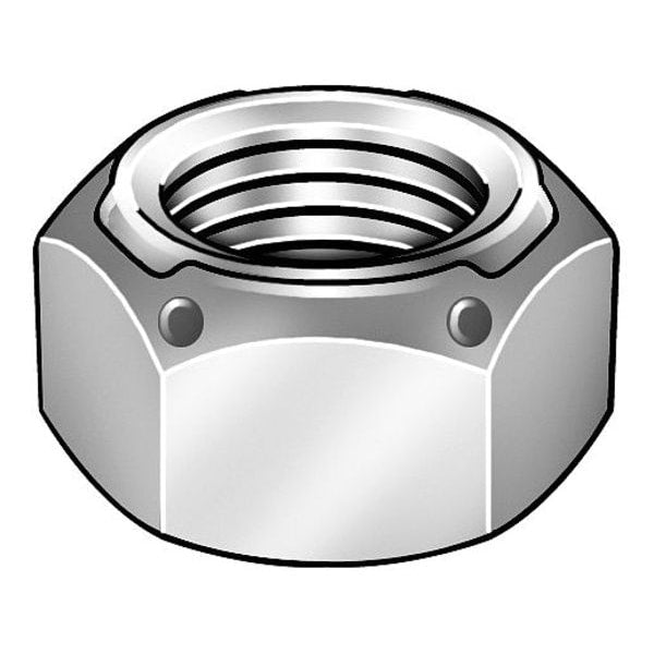 Top Lock Distorted Thread Lock Nut, 3/4