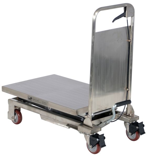 Scissor Lift Table, 220 lb. Cap, 17-1/2