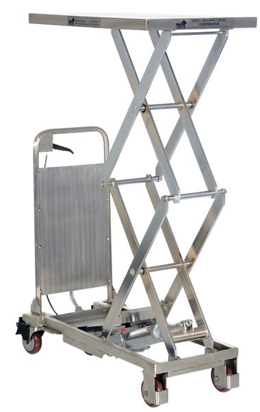Scissor Lift Table, 220 lb. Cap, 17-1/2