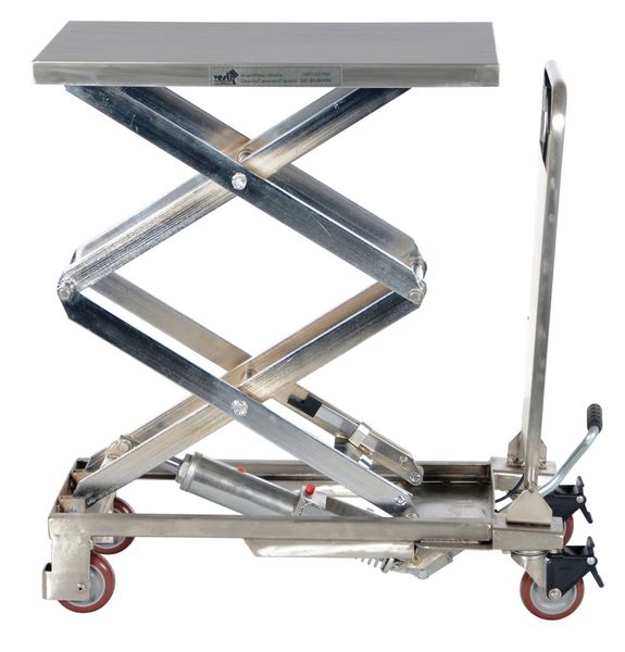 Scissor Lift Table, 220 lb. Cap, 17-1/2