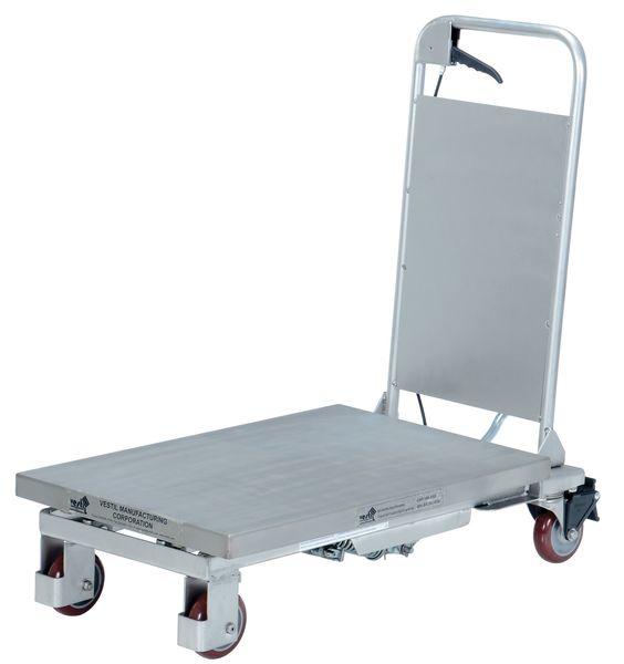 Scissor Lift Table, 400 lb. Cap, 17-5/8