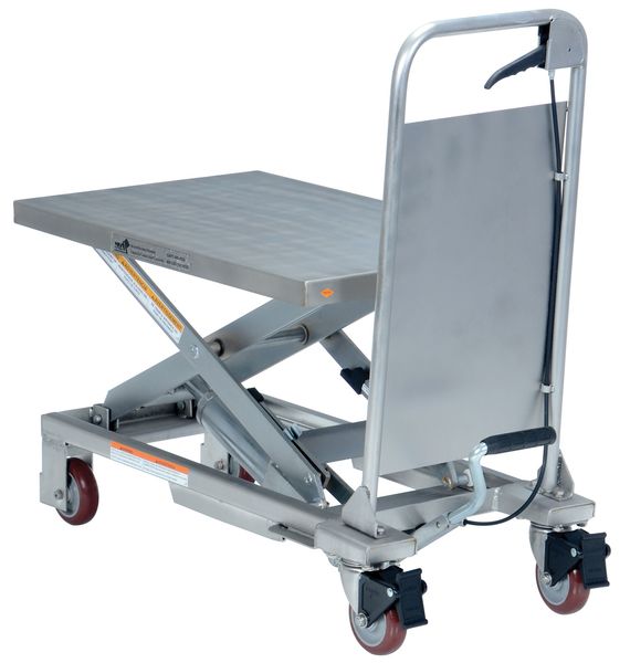 Scissor Lift Table, 400 lb. Cap, 17-5/8