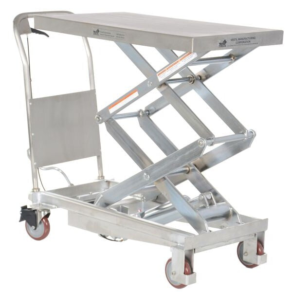 Scissor Lift Table, 800 lb. Cap, 20