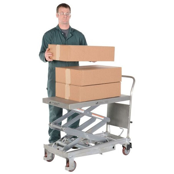 Scissor Lift Table, 800 lb. Cap, 20