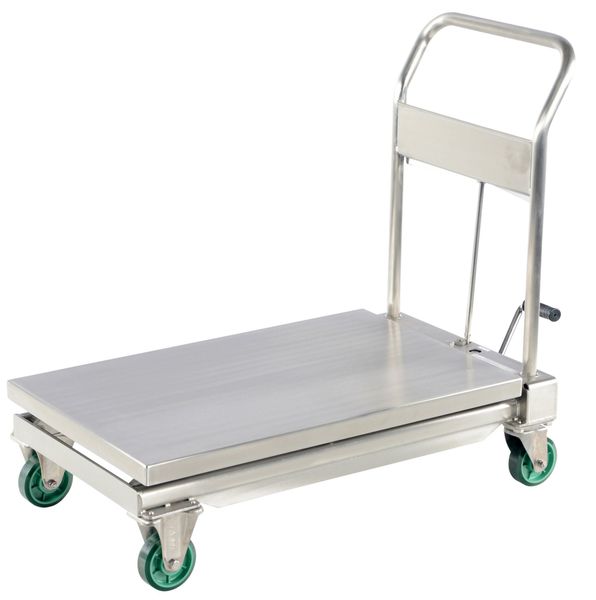 Scissor Lift Table, 550 lb. Cap, 19-1/2