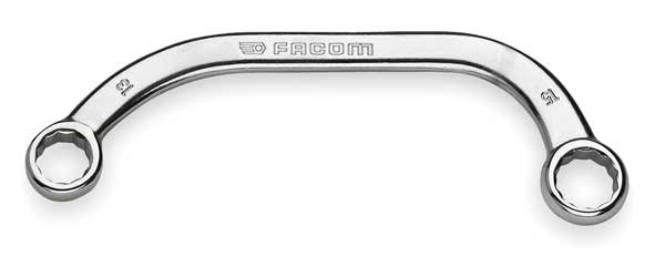 Satin Obstruction Box Wrench 19 x 22 mm - 12 Point