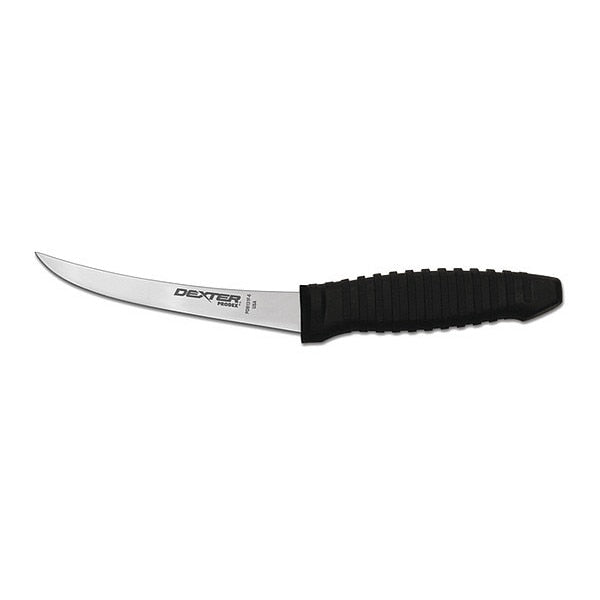 Boning Knife, Semi-Flex, 6 In, Poly, Black