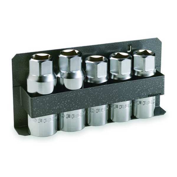 Stud Driver/Extractor Set, 5 Pc, 1/2 Dr