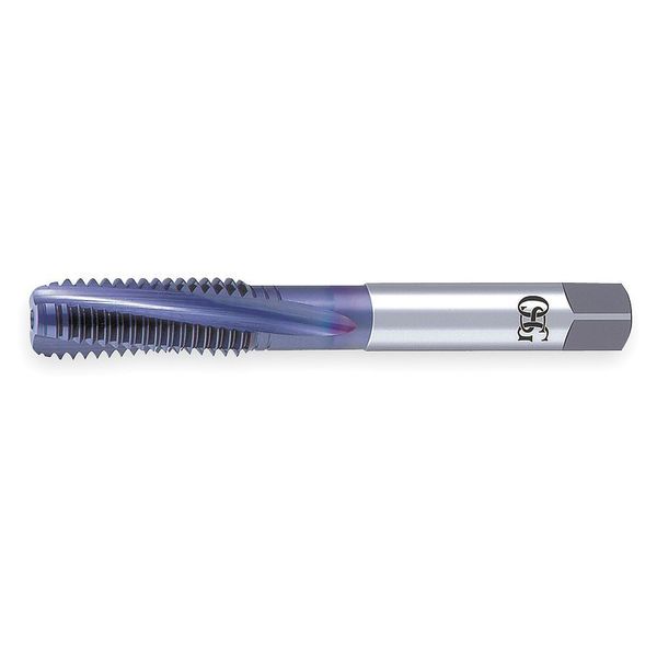 Spiral Flute Tap, #4-40, Modified Bottoming, UNC, 3 Flutes, TiCN