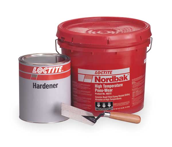 Epoxy Adhesive, Pneu-Wear Series, Gray, 4:01 Mix Ratio, Heat Cure Functional Cure, Pail