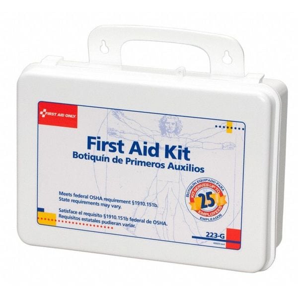 Bulk First Aid kit, Plastic, 25 Person