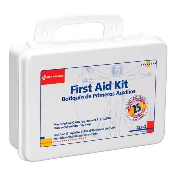 Bulk First Aid kit, Plastic, 25 Person