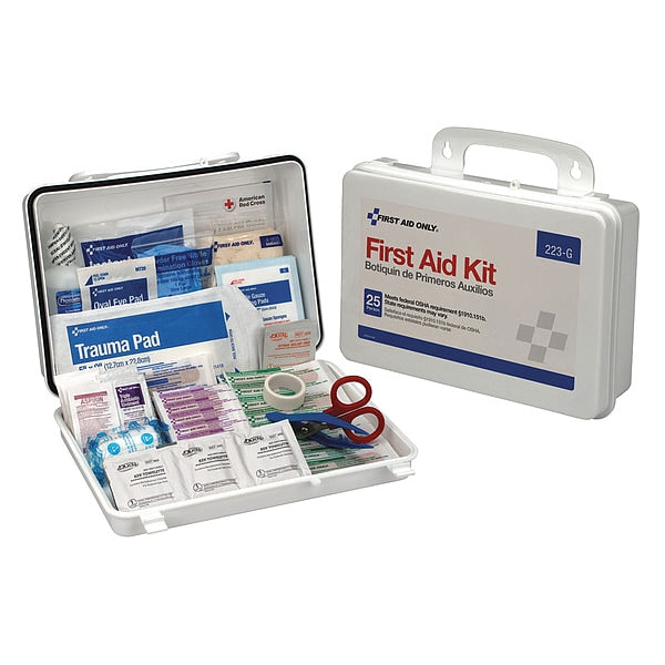 Bulk First Aid kit, Plastic, 25 Person