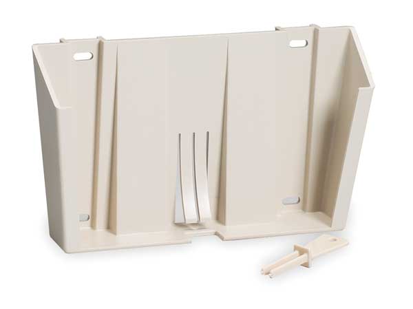 Locking Wall Mount Bracket, Plastic, Beige