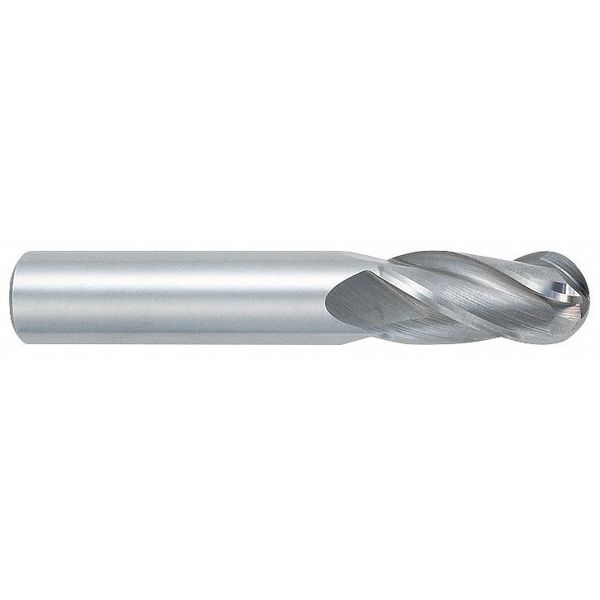 Carbide End Mill, 404BN, 15/64 D, 3/4 Cut L