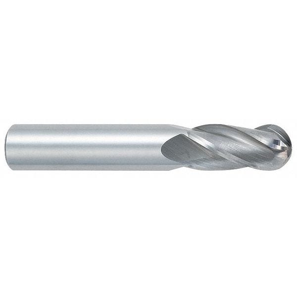 End Mill, Carbide, TiAlN, 1/32, 4 FL, Ball