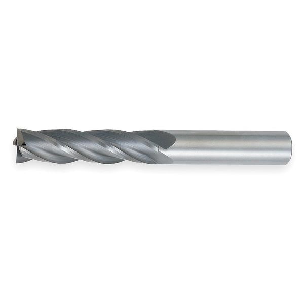 End Mill, Carbide, TiAlN, 3/16, 4 FL, Sq End