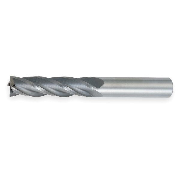End Mill, Carbide, TiAlN, 5/8, 4 FL, Sq End
