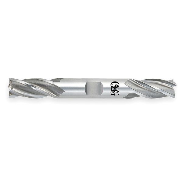 End Mill, Cobalt, 7/8, 4 FL, dbl Sq End, CC