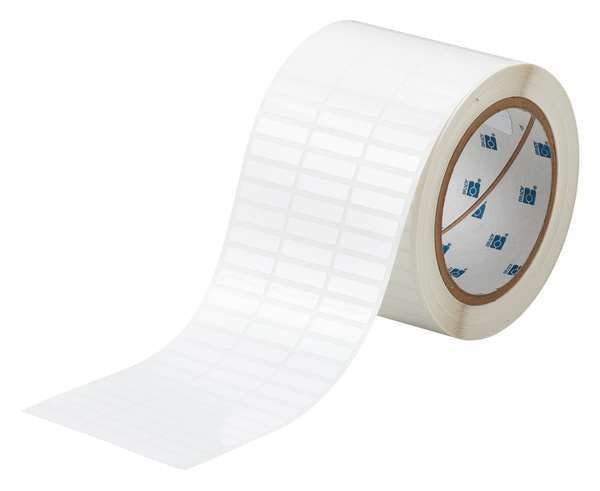 Label, White, 1 In. W, Polyester