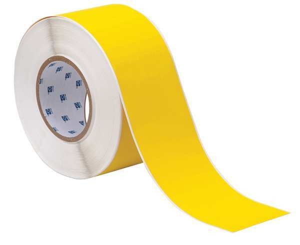 Thermal Transfer Label, Yellow, Labels/Roll: Continuous