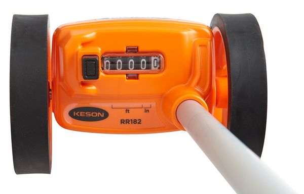 Measuring Wheel, Dual, 1 Ft, Solid, 10,000Ft