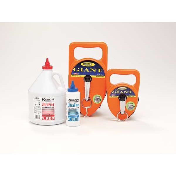 Chalk Line Reel, 100 Ft, 15 Oz, 1 to 1 Gear