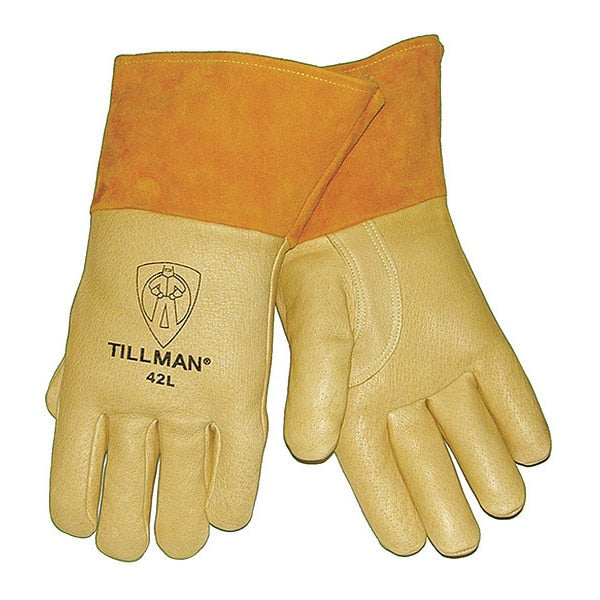 MIG Welding Gloves, Pigskin Palm, XL, PR