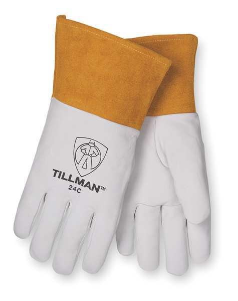 TIG Welding Gloves, Kidskin Palm, Large, 1 Pair