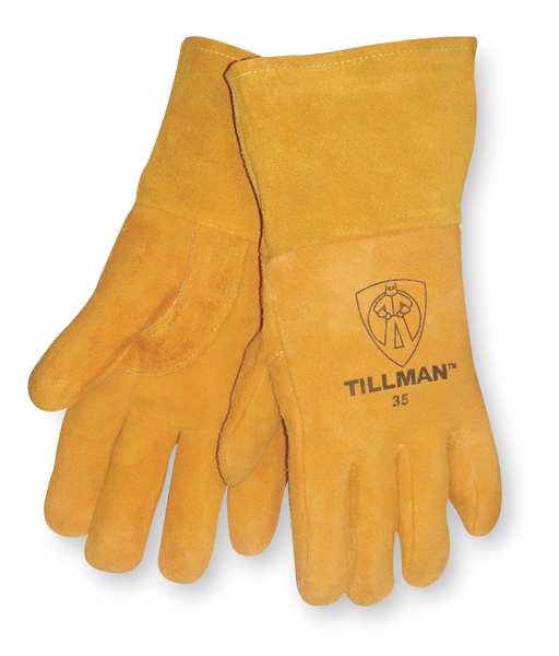MIG Welding Gloves, Deerskin Palm, M, PR