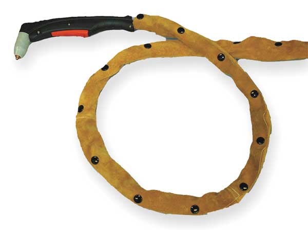 Leather Lead Cover, 20 Ft with Snaps