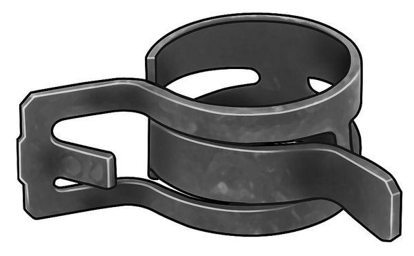 Hose Clamp, LCS, Dia 20mm x 1.3mm, PK10