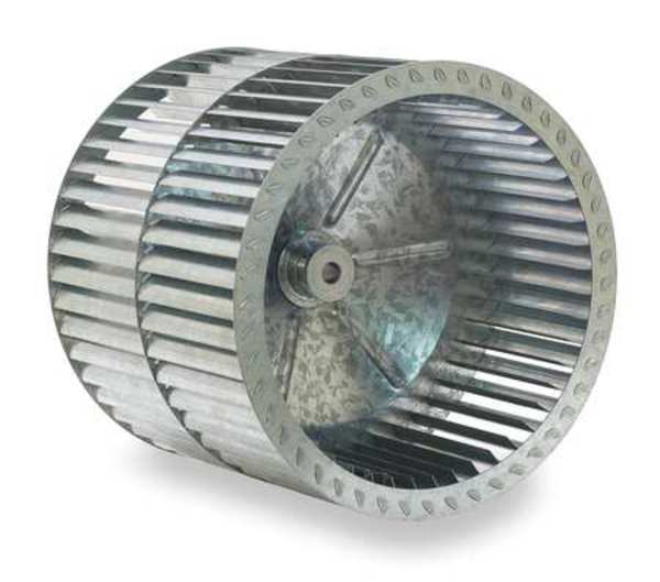 Blower Wheel, Dia 11 In, Bore 1/2 In, Rotation: CCW Hub End