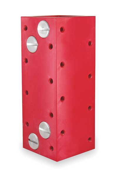 Square Bearing, 2 Sided, 6 In L, For PST24