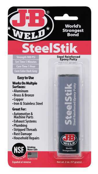 Gray Wet/Dry Epoxy Putty, 2 oz. Stick