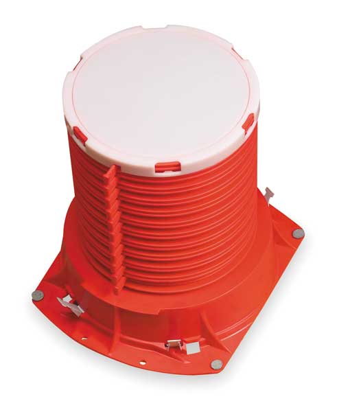 Pipe Cast-In, 6 In., For Plastic Pipe