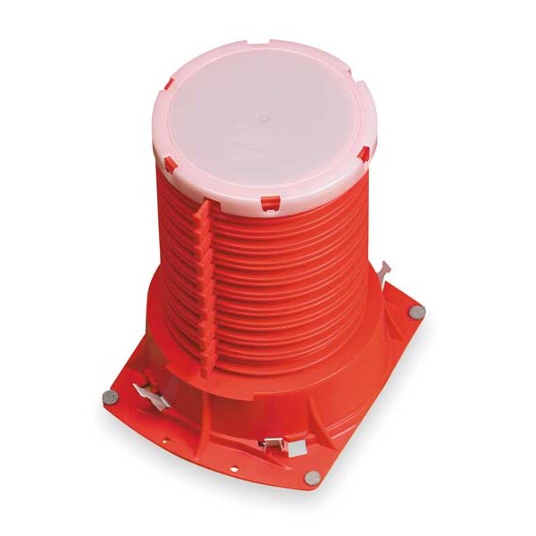 Pipe Cast-In, 3 In., For Plastic Pipe