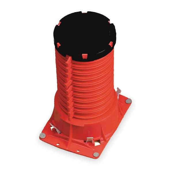 Pipe Cast-In Device, 2 In., For Metal Pipe