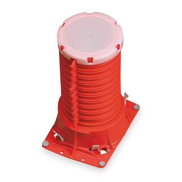 Pipe Cast-In, 2 In., For Plastic Pipe