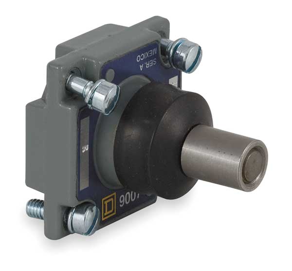 Lmt Switch Head, Palm Operated Plngr, Top
