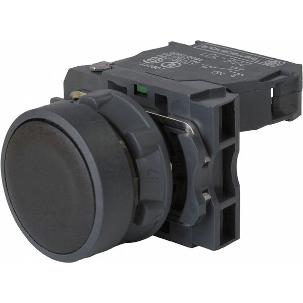 Non-Illuminated Push Button, 22 mm, 1NO, Black