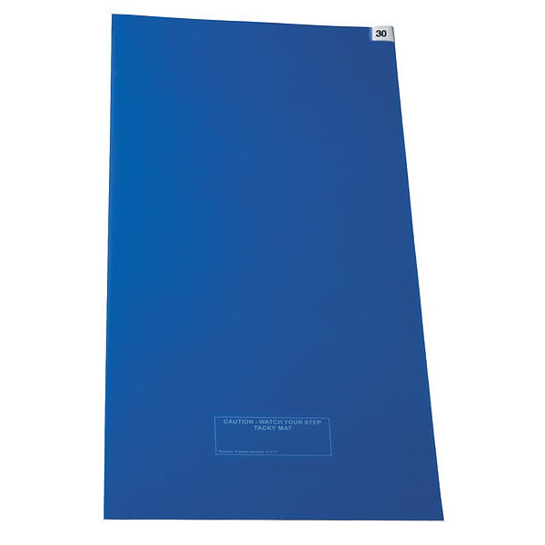 Tacky Mat, Blue, 36 x 60 In, PK4