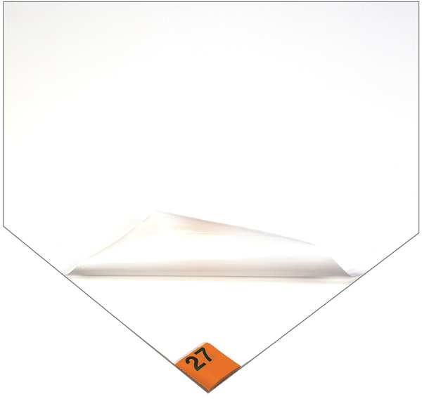 Tacky Mat, White, 18 x 36 In, PK4