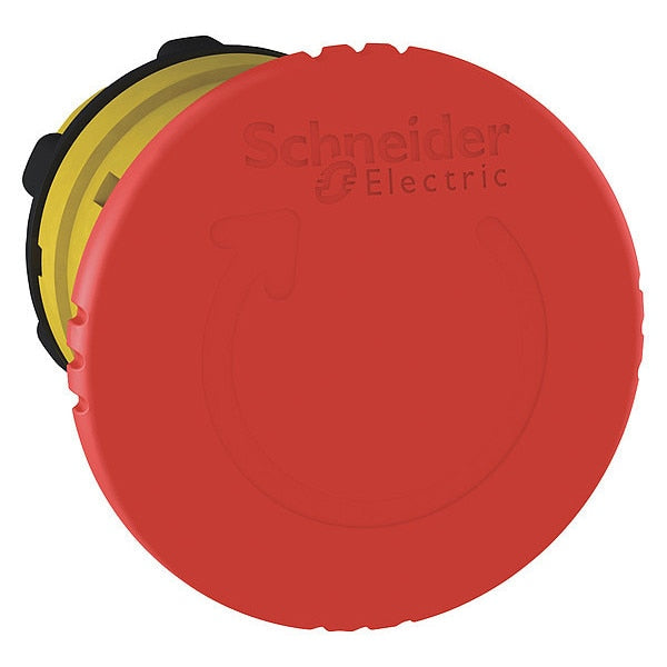 Emergency Stop Push Button, 22 mm, 1NO/1NC, Red