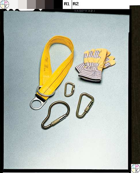 Web Tie-Off Adaptor, Yellow, 3 ft. (0.9m)